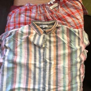 Madewell 2 shirts size small new
